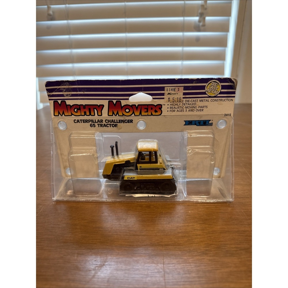 ERTL #2415 Mighty Movers‎ Caterpillar Challenger 65 Tractor 1/64 Scale Diecast